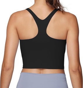 Breastfeeding Maternity Y-Back Racerback Sports Nursing Tank Tops With Bras