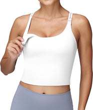Load image into Gallery viewer, Breastfeeding Nursing Tank Tops  with Built in Bra