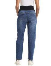 Load image into Gallery viewer, Dark blue Maternity Pants - Back