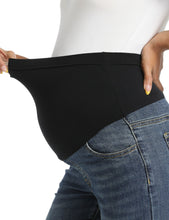 Load image into Gallery viewer, Vintage Blue blue Maternity Pants - Detail 1